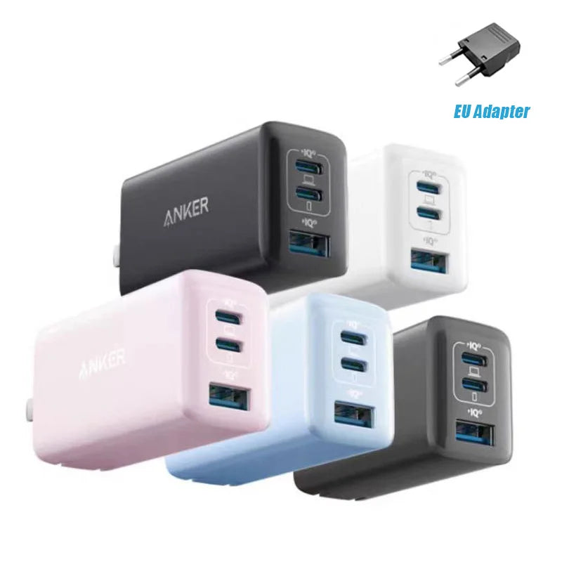 Carregador Anker 535 65w GaN Prime USB C Carregamento rápido